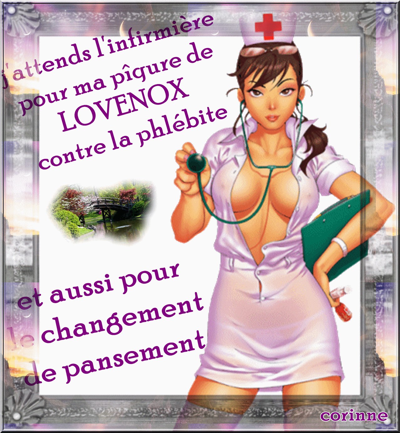 J'ATTENDS L'INFIRMIERE